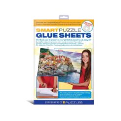 Smart puzzle glue sheets