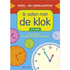 Speel en leerkaarten Ik oefen met de klok