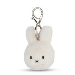 Nijntje sleutelhanger Fuzzy wit 8cm
