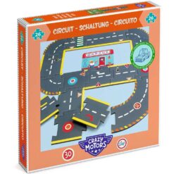 Djeco crazy motors vloerpuzzel autoweg 26pcs