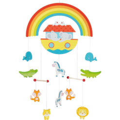 Goki mobiel ark van Noah pastelkleuren