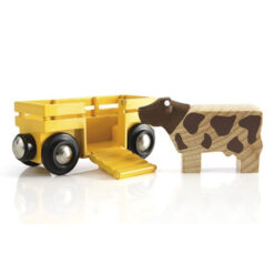 Koe en wagon