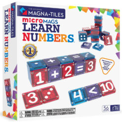 Magnatiles micro mags learn numbers