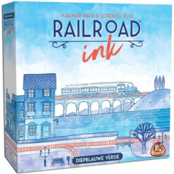 Railroad ink diepblauwe versie