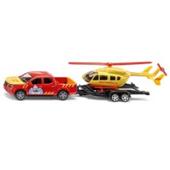 Siku 2570 Nissan Navara met helicopter