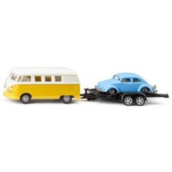 Siku Volkswagen T1 met trailer en Volkswagen Kever