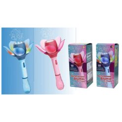 bellenblaas met zaklamp blauw of roze