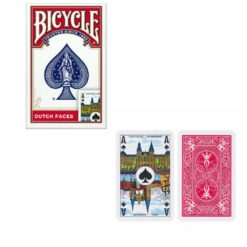 Bicycle Dutch faces rood