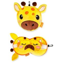 Billy Brown Giraffe slaapmasker en kussen