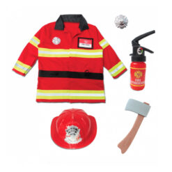 Brandweerman met accessoires 5-6 jaar