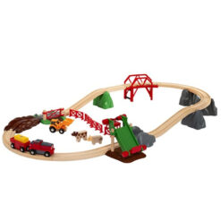 Brio boerderij dieren treinset