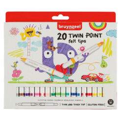 Bruynzeel 20 twin point viltstiften