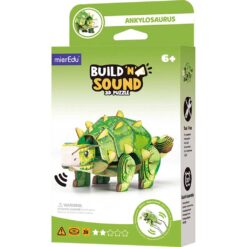 Build and sound 3D puzzel Ankylosaurus