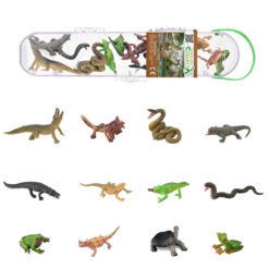 collecta 12 mini reptielen en Amfibeën