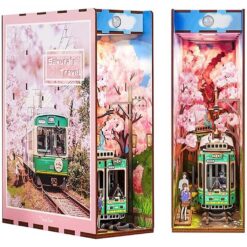 DIY Book Nook Boekensteun Sakura's Travel Bookend