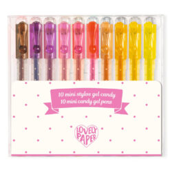 Djeco 10 mini candy gel pens