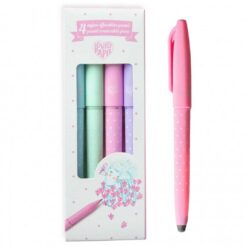 Djeco 4 uitwisbare pennen pastel