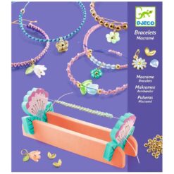 Djeco Blauwe macrame armbanden