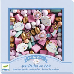djeco houten kralen regenboog