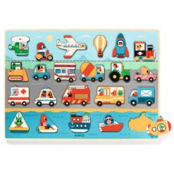 Djeco houten puzzel Vroom