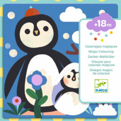 Djeco Magische Waterkleurplaten Mama en baby over de Wereld