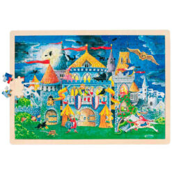 Goki houten puzzel kasteel 192 stukjes