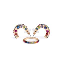 Great Pretenders oorbellen en ring set