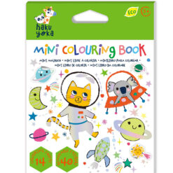 Haku Yoka mini colouring book ruimte