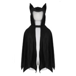 Hooded Bat Cape Black 4-6