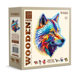 Houten puzzel wolf 250 stukjes