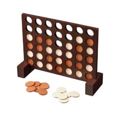 Houten vier op een rij