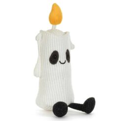 Jellycat Amuseables Flickerty Candle kaars knuffel 19 cm