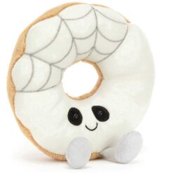 Jellycat Amuseables Glazespun Doughnut – zoete Halloween-donutknuffel