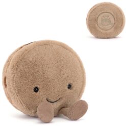 Jellycat Amuseables Max Macaron Chocolate