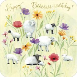 Kaart verjaardag schapen
