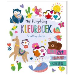 Mijn bling bling kleurboek Schattige dieren