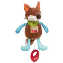 Muziekknuffel vos
