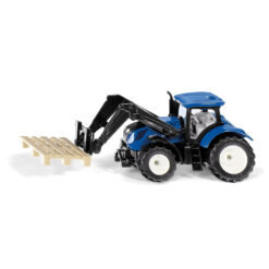 New Holland met palet vork en palet
