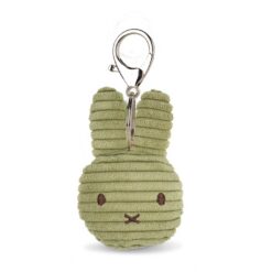 Nijntje hoofd sleutelhanger groen corduroy 10cm