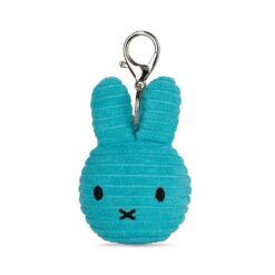 Nijntje hoofd sleutelhanger Teal corduroy 10cm