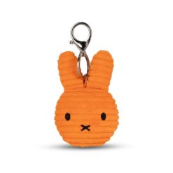 Nijntje sleutelhanger hoofd corduroy oranje