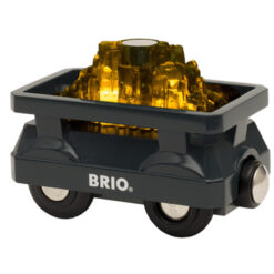 Oplichtende goud wagon