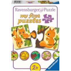 Ravensburger puzzel dieren en hun kleintjes