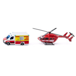 Siku 1748 Mercedes Benz ambulance en helicopter