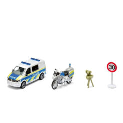 Siku 2562 VW T6 met BMW politiemotor DE