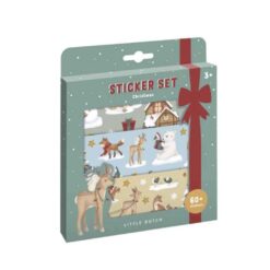 Stickerset Kerstmis van little dutch