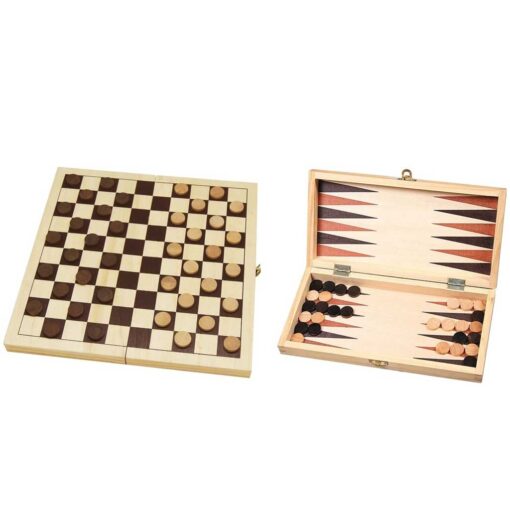 Dam spel en Backgammon spel