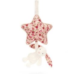 JellycatBlossom Cream Bunny Berry musicall pull