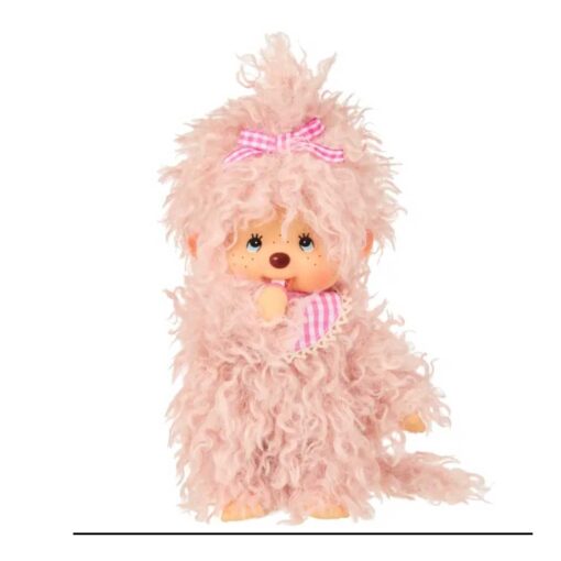 Monchhichi Fluff Pink Girl (20 cm)